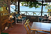 Looking out to sea from Coconut Heights dining area
